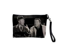 Pochette en Lin - La Traversee De Paris Bouvil Jean Gabin Toi La Rombiere Denonciation - Trousse Maquillage en Toile Aspect Lin - Trousse de Toilette - 23,5 x15 cm