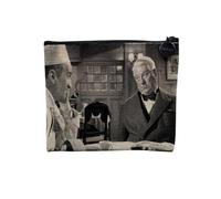 Pochette en Lin - Le Gentleman D'Epsom Jean Gabin Louis De Funes Film Francais - Trousse Maquillage en Toile Aspect Lin - Porte Monnaie - 15 x10 cm