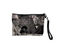 Pochette en Lin - Le Gentleman D'Epsom Jean Gabin Louis De Funes Film Francais - Trousse Maquillage en Toile Aspect Lin - Trousse de Toilette - 23,5 x15 cm