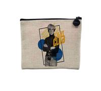 Pochette en Lin - Light Club Parodie Jeu de Mot Humour Pop Art - Trousse Maquillage en Toile Aspect Lin - Porte Monnaie - 15 x10 cm