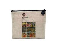 Pochette en Lin - Paul Gauguin Réseaux Sociaux Peinture Peintre Impressionisme - Trousse Maquillage en Toile Aspect Lin - Porte Monnaie - 15 x10 cm
