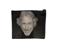 Pochette en Lin - Pierre Richard Noir & Blanc Acteur Cinema Francais - Trousse Maquillage en Toile Aspect Lin - Porte Monnaie - 15 x10 cm