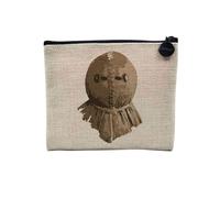 Pochette en Lin - Trick Or Treat Monstre Halloween Peur Horreur Poupée - Trousse Maquillage en Toile Aspect Lin - Porte Monnaie - 15 x10 cm