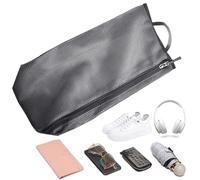 Pochette en maille avec fermeture éclair | Sac de rangement en maille à fermeture éclair | Grand sac de rangement réutilisable, sac de rangement portable, accessoires de voyage pour vêtements de