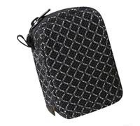 Pochette en maille noire pour banque d'alimentation portable 8,2 x 5,1 cm | Ajustement personnalisé pour Anker A1638, taille compacte de 8,2 x 5,1 cm, matériau en maille respirante, léger à transporter