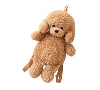 Pochette en peluche douce Sac à main forme chien pour femme