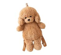 Pochette en peluche douce Sac à main forme chien pour femme