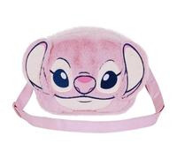 Disney Mini sac à bandoulière Lilo et Stitch Angel Heart en peluche Rose
