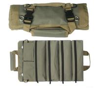 Pochette enroulable pour sac, outils avec quatre grandes poches, tissu Oxford résistant à l'eau, organiseur multifonction (c)