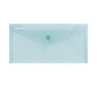 Pochette Enveloppe DONAU Fermeture Bouton PP 180 Microns Verte / / Type-Enveloppe/Type-Avec Fermeture Bouton/Index-B.d. / Matériau-PP/Couleur-Vert/Format-DL/épaisseur (mm)-180µm