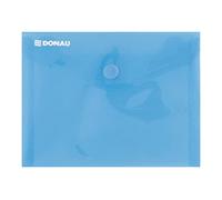 Pochette Enveloppe DONAU Fermeture Bouton PP A6 180 Microns Bleue / / Type-Enveloppe/Type-Avec Fermeture Bouton/Index-B.d. / Matériau-PP/Couleur-Bleu/Format-A6 / épaisseur (mm)-180µm