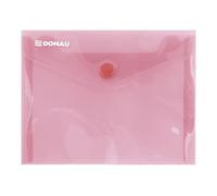 Pochette Enveloppe DONAU Fermeture Bouton PP A6 180 Microns Rouge / / Type-Enveloppe/Type-Avec Fermeture Bouton/Index-B.d. / Matériau-PP/Couleur-Rouge/Format-A6 / épaisseur (mm)-180µm