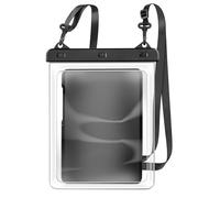 Pochette Étanche pour Tablette 12" IPX8, Fenêtre Tactile et Lanière,