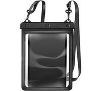 Pochette Étanche pour Tablette 12 pouces IPX8 avec Fenêtre Tactile et Lanière Avizar Noir Noir