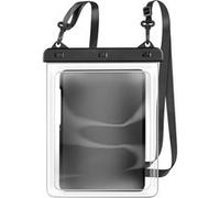 Pochette Étanche pour Tablette 12 pouces IPX8 avec Fenêtre Tactile et Lanière Transparent
