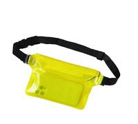 Pochette étanche pour téléphone, accessoires de plage, sac de ceinture mobile, sac étanche à 3 couches haute capacité, garde vos objets de valeur en sécurité, jaune, Refer to description, Unisexe