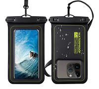 Pochette étanche pour téléphone portable 19,1 cm, IPX8 flottante sous l'eau pour iPhone 15 14 13 12 11 Pro Max XS Plus X Samsung, protection de téléphone pour les vacances, la plage, la natation, le