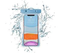 Pochette étanche pour téléphone portable | Coque de téléphone étanche haute transparence avec grand sac gonflable - Pochette étanche avec lanière pour sous-, plage, surf, plongée en apnée Veeteah