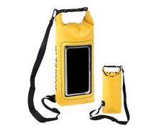 Pochette étanche pour téléphone - Sac étanche | Étui de poche étanche 2 en 1 pour kayak, voyage, plage, bateau de croisière, accessoires pour l'extérieur, jaune, Refer to description, Unisexe