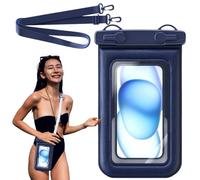 Pochette Étanche Pour Téléphone - Sac Étanche IPX8 Avec Lanière, Protection Mobile Pour Écran Tactile, Étui Submersible | Équipement De Voyage Sûr Pour Bateau, Plage, Piscine, Aventure De Natation,