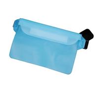 Pochette étanche, Sac Sec pour Téléphone à écran Tactile scellé à Triple Couche en PVC de qualité Supérieure avec Sangle de Taille, pour la Pêche en Kayak sur la Plage (Bleu Clair)