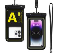 Pochette Etanche Smartphone Ipx8, Housse Étanche Pour Téléphone Portable Coque Flottante Iphone 16/15/14/13 Pro Max Samsung S25/24/23 Ultra Galaxy A54 A55 A25, Jusqu'à 6,9"" -Noir[Mag5297747]