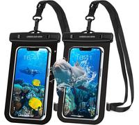 Pochette Étanche Smartphone [ Lot De 2], Sac Étanche Ipx8 Pour Téléphone Iphone 14/13/12/11 Pro Max Plus Mini X Xr Xs Xs Max 8 7 Se, Galaxy S22/S21/S20/S10, Huawei, Jusqu'à 7.0 Pouces