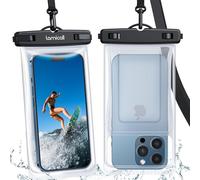 Pochette Étanche Téléphone Flottante - [Conception Sans Couture 3d] Ipx8 Pochette Étanche Smartphone Avec Cordon, Sac Étanche Pour Iphone, Huawei, Samsung, Jusqu'à 7\U201d - [Lot De 2]