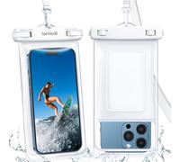 Pochette Étanche Téléphone Flottante - [Conception Sans Couture 3d] Ipx8 Pochette Étanche Smartphone Avec Cordon, Sac Étanche Pour Iphone, Huawei, Samsung, Jusqu'à 7\U201d - [Lot De 2]