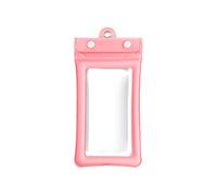 Pochette Etanche Universelle Pour Smartphone Avec Dragonne Tour de Cou Rose