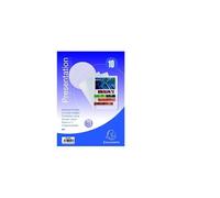 Exacompta - Réf. 325005E - Sachet de 10 pochettes coins - En polypropylène lisse rigide haute résistance - Epaisseur 20/100ème - Dimensions : 32x43cm - Format à classer A3 vertical - coloris cristal