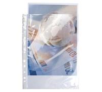 Pochette Exacompta - Sachet de 10 pochettes perforées polypro A4 vertical lisse