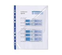 Pochette Exacompta - Sachet de 25 pochettes perforées Stop Doc A4
