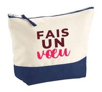 Pochette Fais Un Vœu - Pouch - Idée Pochette Rangement Cadeau Anniversaire Fête Original Famille Travail Départ Collègue Retraite Noël. - Bordeaux