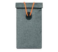 Pochette Faraday 17x10cm pour Clés Voiture Keyless Badges Télépéage, Cage de Faraday Portable Anti RFID, Sac de Protection 5G/GPS, Étanche Anti-Odeurs Étui Anti RFID pour Voiture, Carte et Smartphone