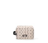 Pochette femme en tissu produit végétalien 24x19x10,5 cm JR-W-1153TP-PARENT, Beige et noir et argent