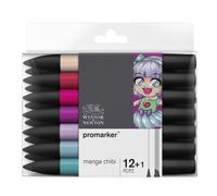 Pochette Feutres Promarker 12+1 Manga Chibi - Winsor et Newton