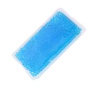 Pochette Froide en Gel, Compresse Chaude à Perles Carrée, matériau PVC, double fonction chauffant/refroidissant, pour Nuque Dos Genou Coude Bras Épaule après Sport Camping