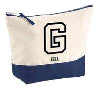 Pochette Gil Lettre Sport | Grand Format | Idée Cadeau Prénom Style Basket Université Anniversaire Oncle Parrain Beau Papa Collègue Départ Retraite Noël