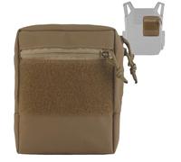 Pochette GP Small Molle À Usage Général, Doublée d'une Boucle, Pochette Administrative pour Ceinture D'équipement Tactique, Sac de Rangement Extensible(Brown)