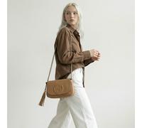 Pochette Gucci Soho En Cuir Grainé Beige
