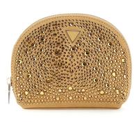 Pochette - GUESS - Dome Pouch S - Beige - Doré - Pierre décorative
