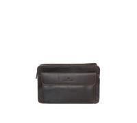 Pochette Hexagona en cuir Ref 40232 Marron 24*15*5 cm