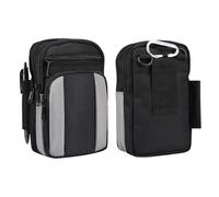 Pochette Homme Bandoulière, Pochette de Ceinture de Téléphone Portable, Vertical Ceinture Clip Pochette Telephone Femme Étui de Ceinture Portefeuille Sac Epaule Sac Banane avec Boucle de Ceinture