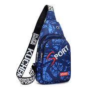 Pochette Homme Bandoulière, Sacoche Homme Bandouliere Banane Sac Sacs Bandoulière Bleu Marine, Pochette Petit Léger Et Étanche Saccoche Sling Bag De Poitrine Voyage Sport Et Tourisme