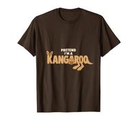 Pochette Humoristique Joey Halloween avec Inscription « Pretend I'm a Kangaroo » T-Shirt