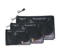 Pochette ignifuge pour passeports, contrats, titres de propriété et certificats officiels avec couche extérieure imperméable et intérieure résistante au feu (29 x 20 cm)