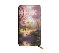 Pochette imprimée « Four-Moon Day on Earth » (19,1 x 10,4 cm) | Portefeuille en cuir