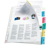 Pochette-Intercalaires 6 Touches En Polypropylène Lisse - A4 - 80 ? - Transparent