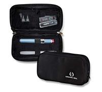 POCHETTE ISOTHERME POUR INSULINE - avec panneaux isolants intégrés - Maintient les médicament diabétique au frais - Pochette isolante Epipen - Comprend 2 packs de glace (stylos et flacons non inclus)